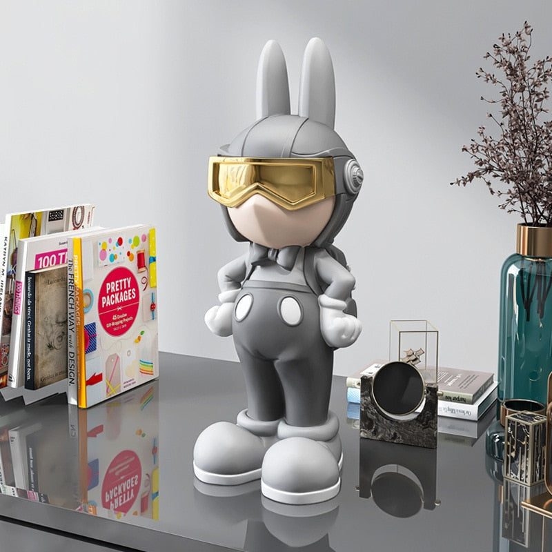 BUNNY-Rabbit Spaceman Figurine - Andrea's Home