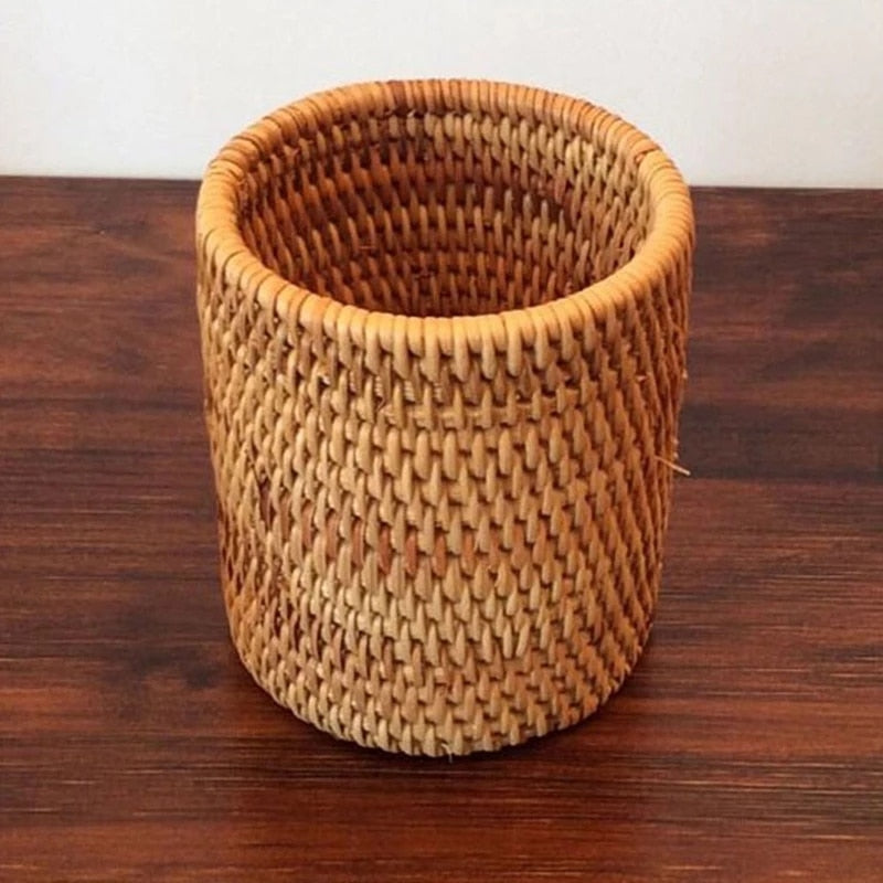 TRIBAL-Manual Rattan Storage Baskets - Andrea's Home